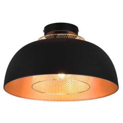 Czarna lampa sufitowa industrialna, Sylvano