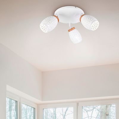 Biały spot sufitowy nowoczesny, Delana