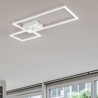 Biały plafon sufitowy nowoczesny, Binc, 25W, 4000K LED