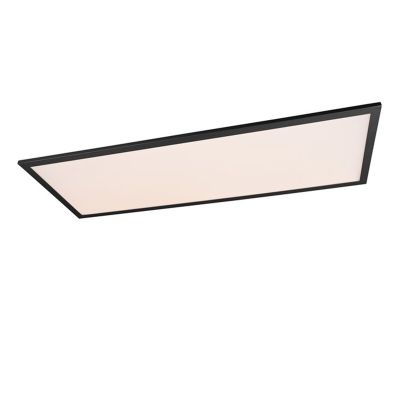 Czarny plafon sufitowy nowoczesny, Marlise, 33,5W, regulowana ciepła do zimnej bieli LED, z pilot