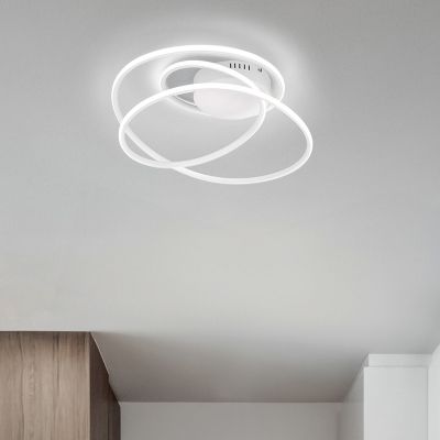 Biały plafon sufitowy design, Marell, 36W, 4000K LED, ściemniana w 3 krokach