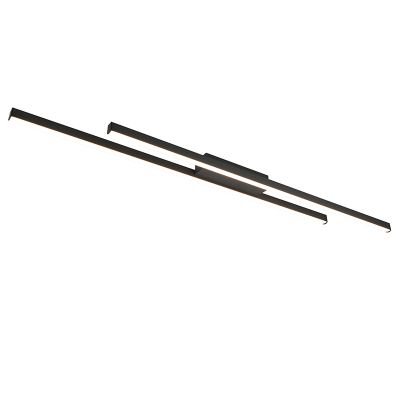 Czarny plafon sufitowy nowoczesny, Sangeeta, 22W, 3000K LED