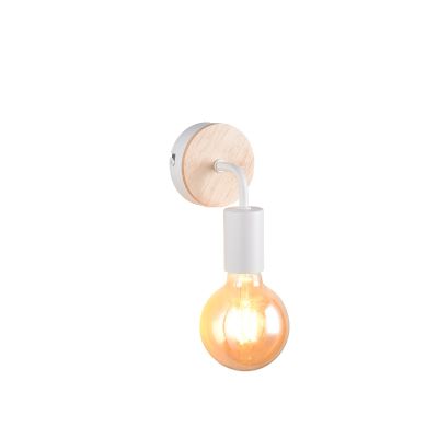 Biały kinkiet vintage, Simran