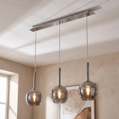 Design lampa wisząca chromowana, Gwendolynn