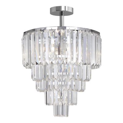 Design lampa sufitowa chromowana, Kajol