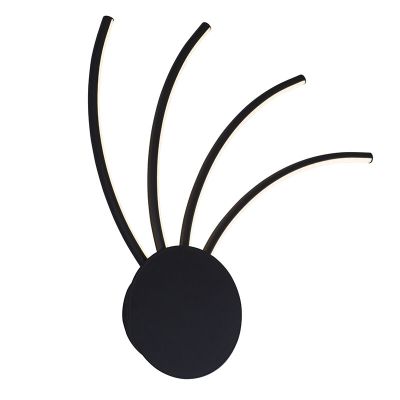 Nowoczesny kinkiet złoty, Laurina, 11W, regulowana ciepła do zimnej bieli LED